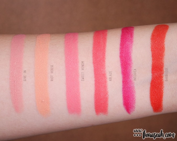 Overall swatches