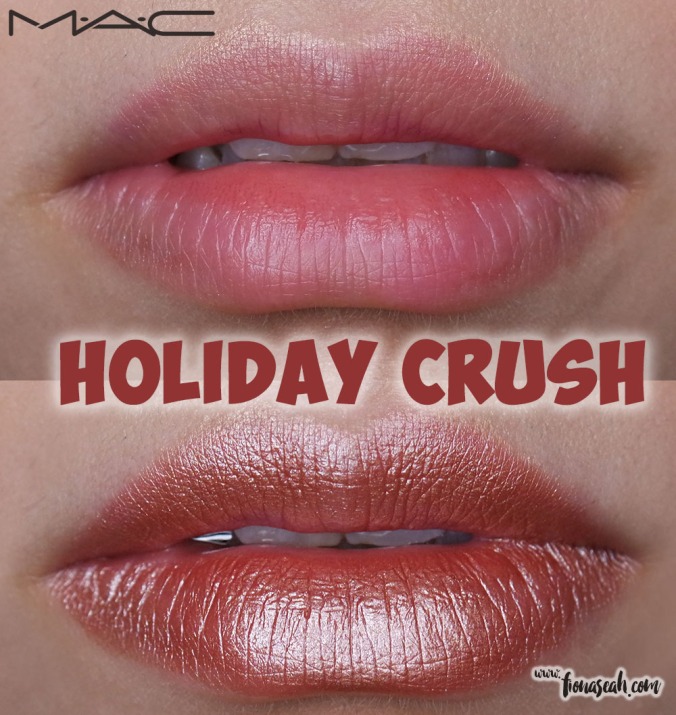 M·A·C Snow Ball lipstick in Holiday Crush